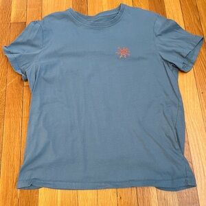 Blue “I can give you warmth” tee